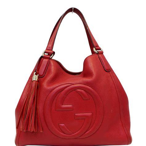 red gucci soho purse|Gucci soho collection.